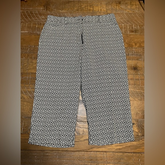 Counterparts Capris Monochrome Geometric Pants - Picture 1 of 11